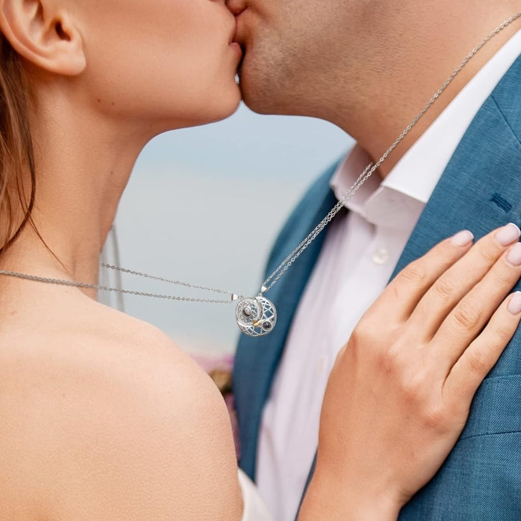 🌙✨ Eterno Eclipse™ – El Collar que Une Dos Almas ✨☀️