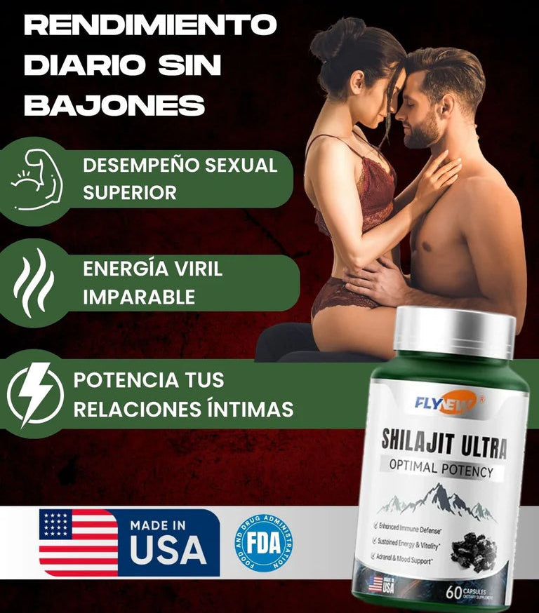 😊Flynew Shilajit 🔥Energía que acompaña en tu rutina💪