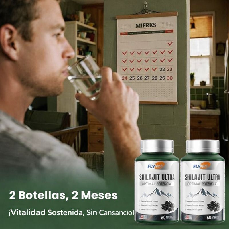 😊Flynew Shilajit 🔥Energía que acompaña en tu rutina💪